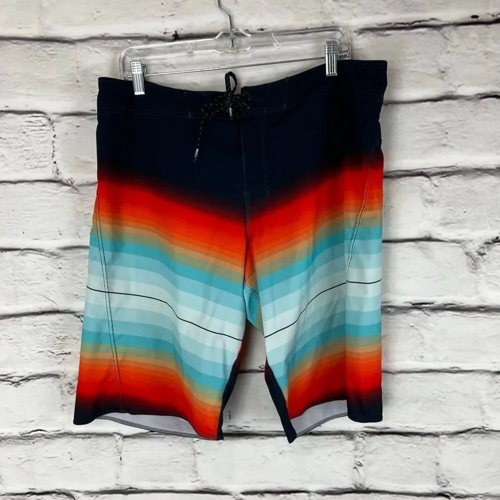 Billabong Men's 36 Multicolor Gradient Board Shorts‎ Surfing Beachwear